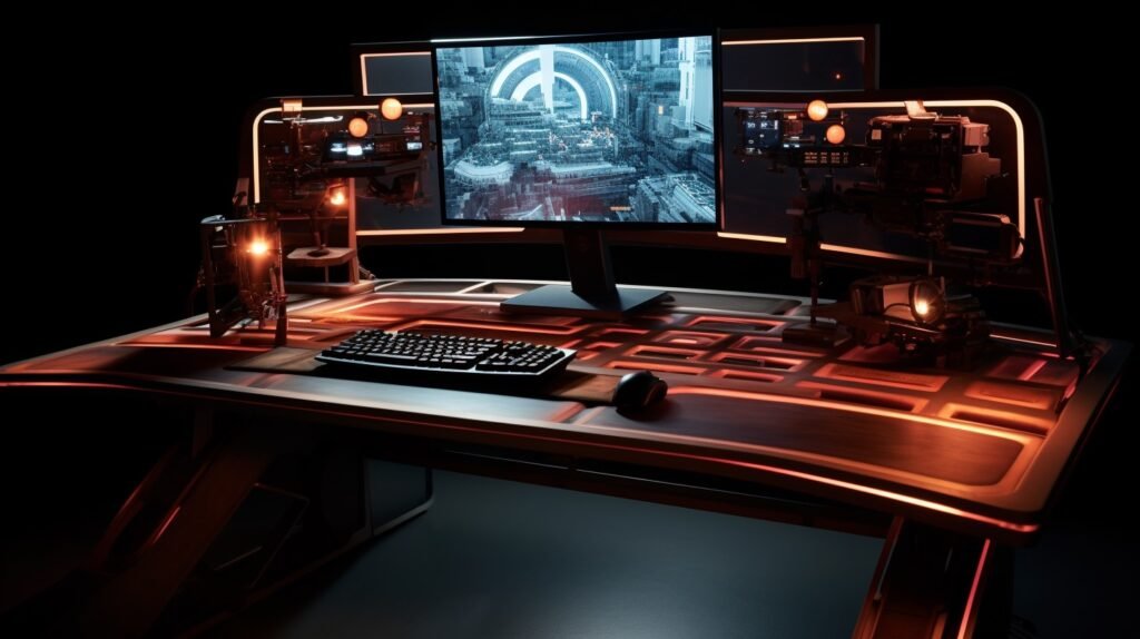 Microphones, Headphones, Cameras, and Lights